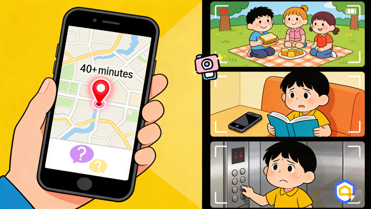 when child location is not moving